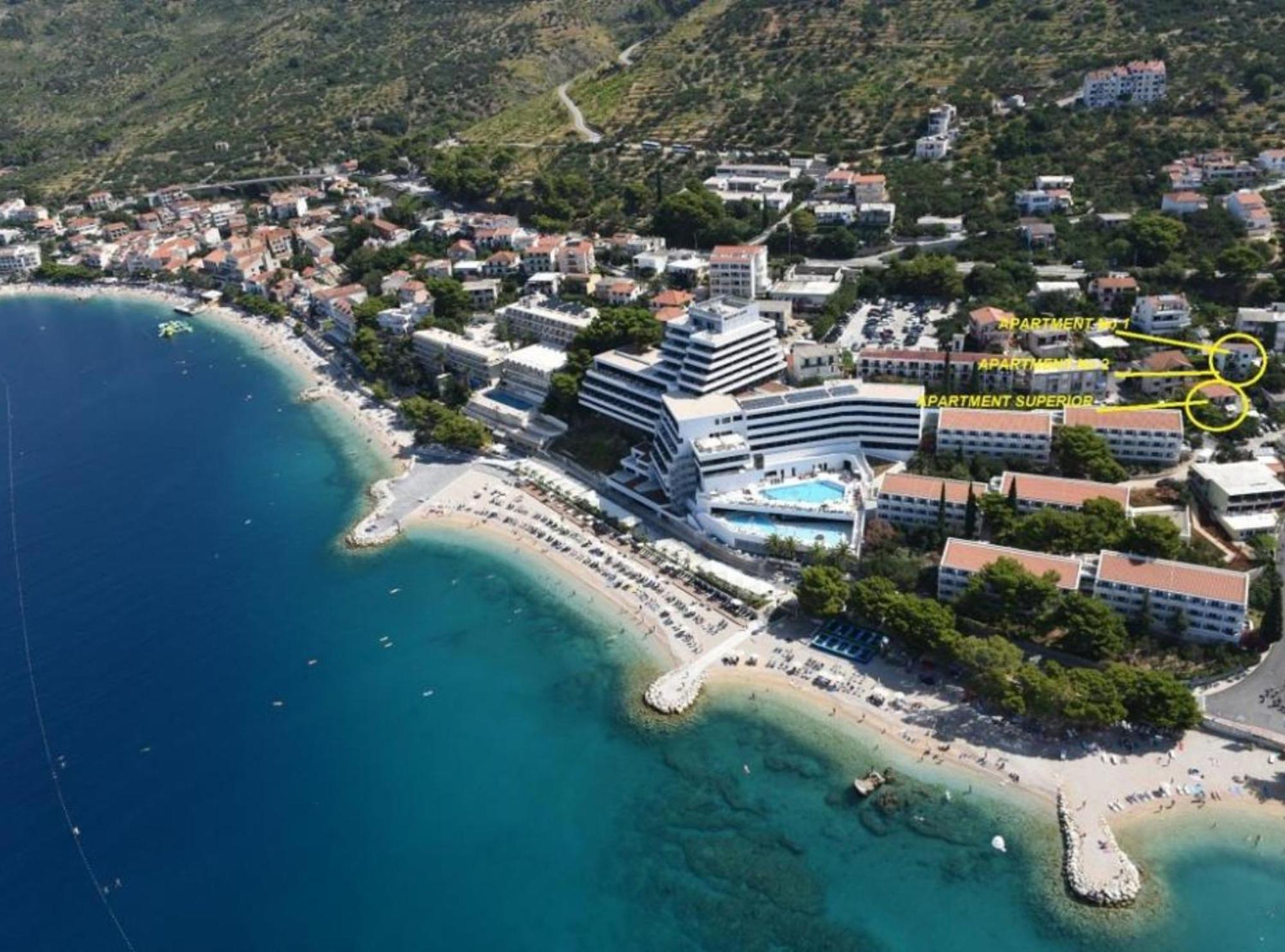 Apartments Roscic Podgora Exterior foto